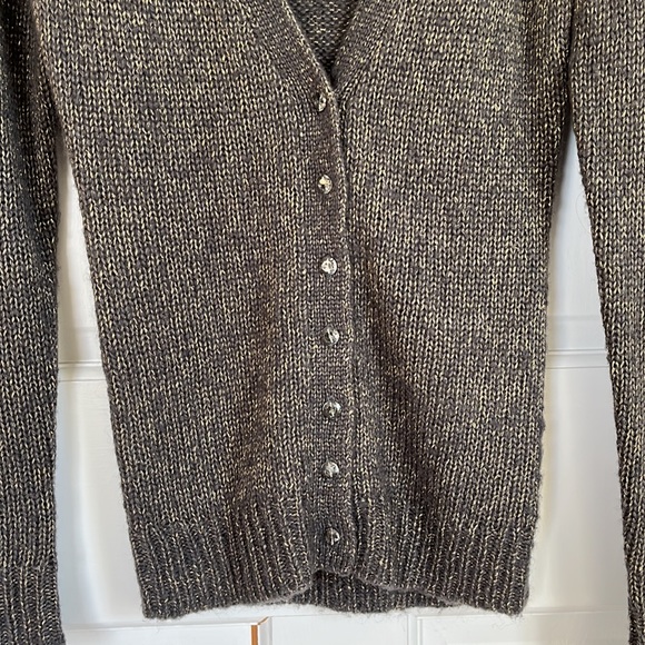 Express Shimmer Thread Cardigan - Picture 3 of 5